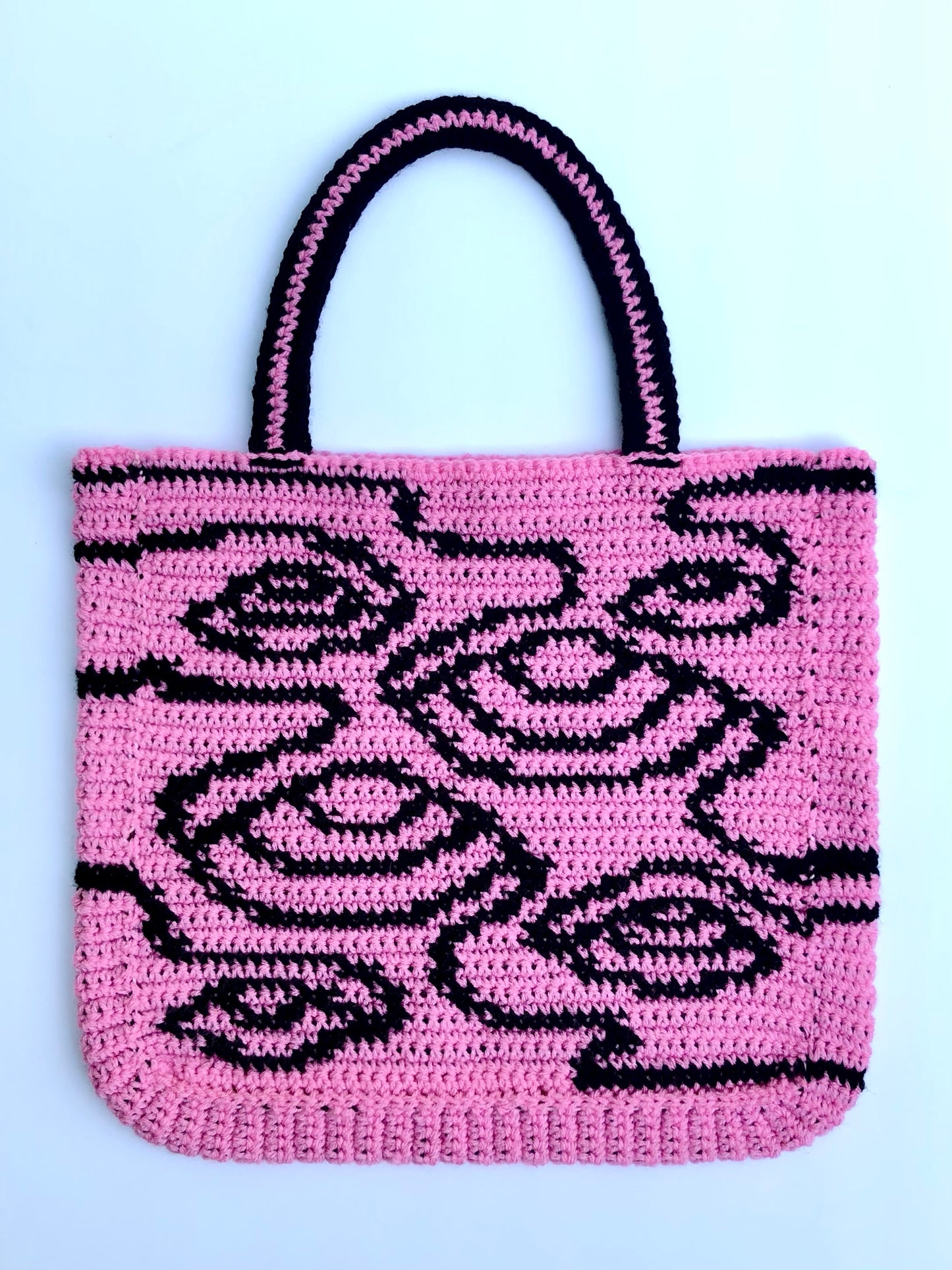 Pink Wandering Eye Tote Bag