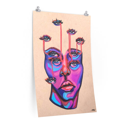 "can you see my pain" poster print