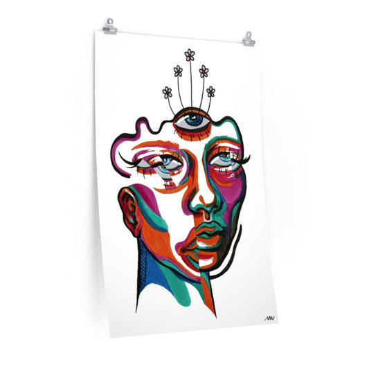 "sometimes I feel grey" poster print